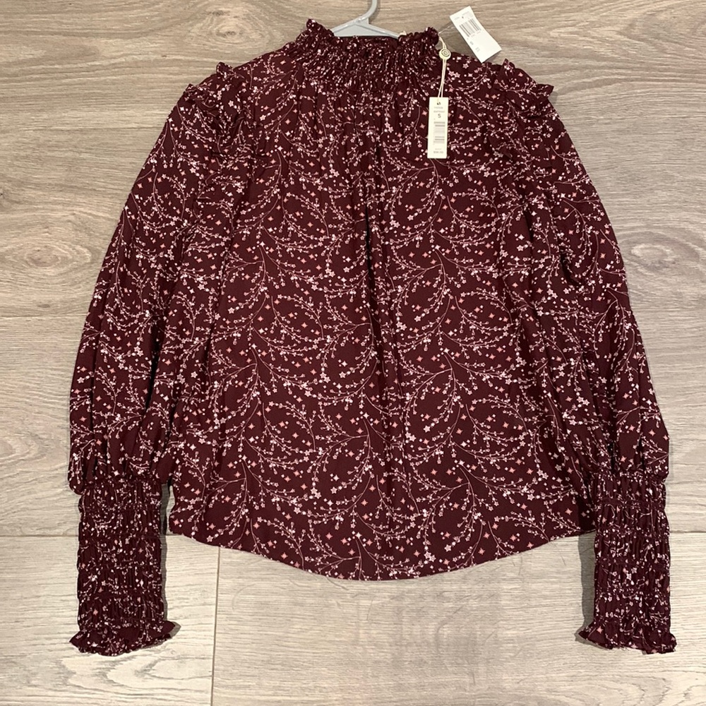 Bubble Sleeve Top - image 1